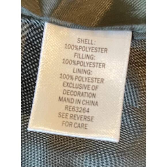 Dress Barn Quilted Vest Lightweight Lined Zip Pockets Dark Green Sz L Casual - Picture 7 of 10